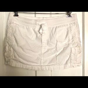 White cargo skirt